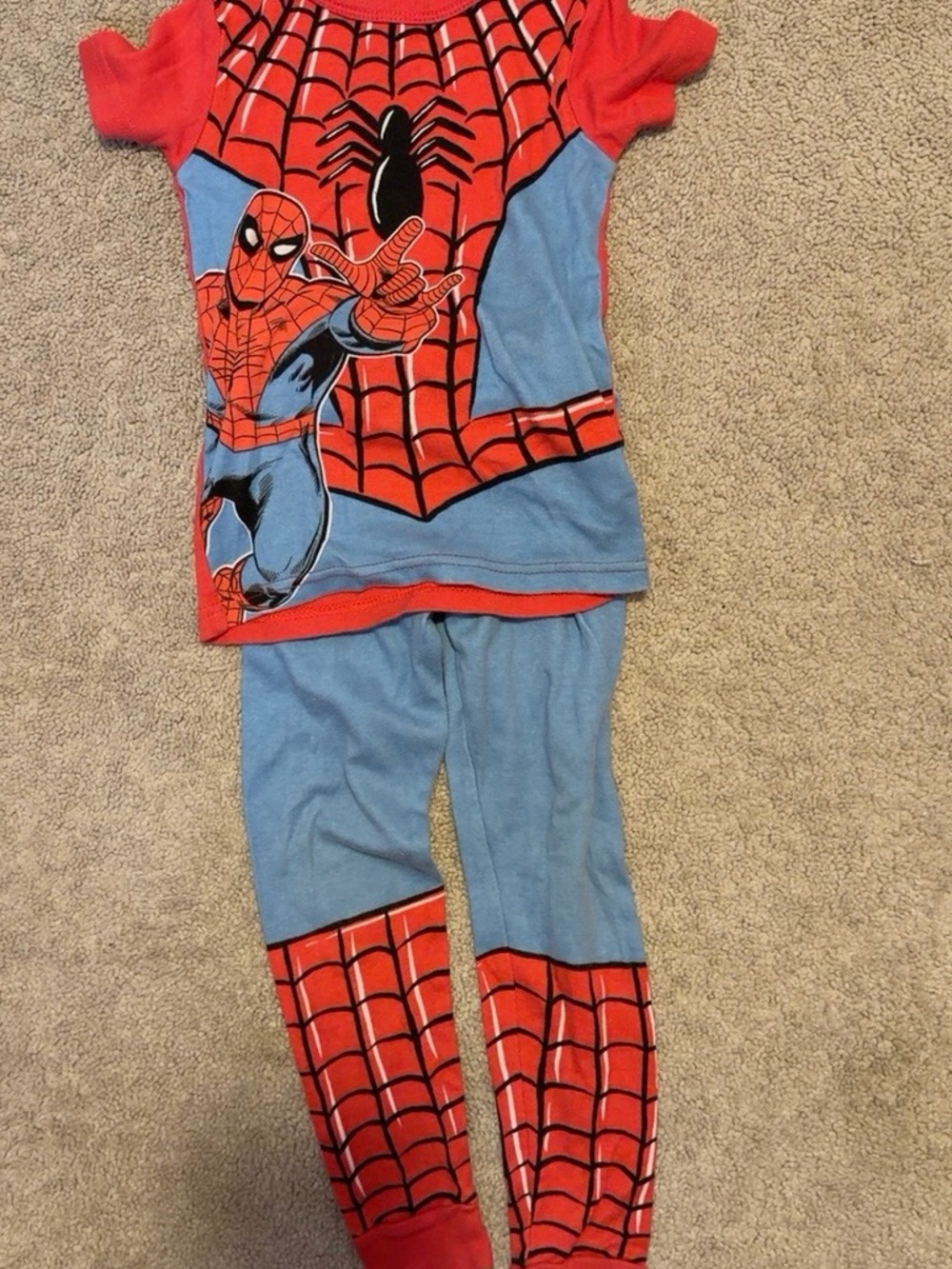 Marvel Spider-Man Pajama Set - Red & Blue